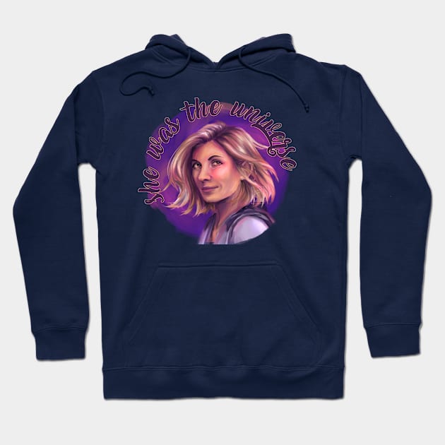 She was the universe Hoodie by jayeisonline